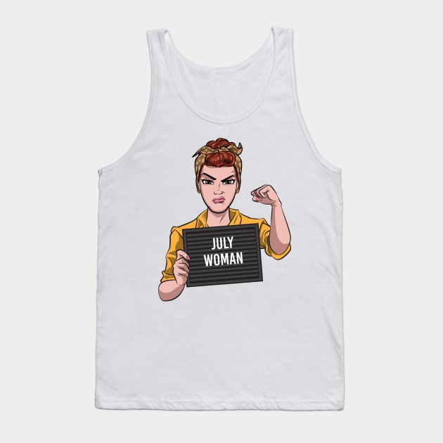 July Woman Tank Top by Surta Comigo